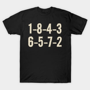 1-8-4-3-6-5-7-2 Firing Order Funny .al T-Shirt